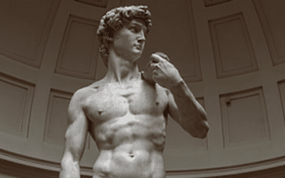 Photo of Michelangelo's David - used to explain the hard parts of creating Section 508 Accessible eLearning